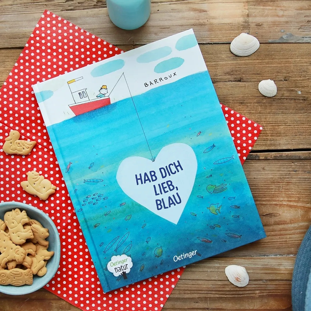 Produktansicht: Hab dich lieb, Blau (Gebundene Ausgabe)
