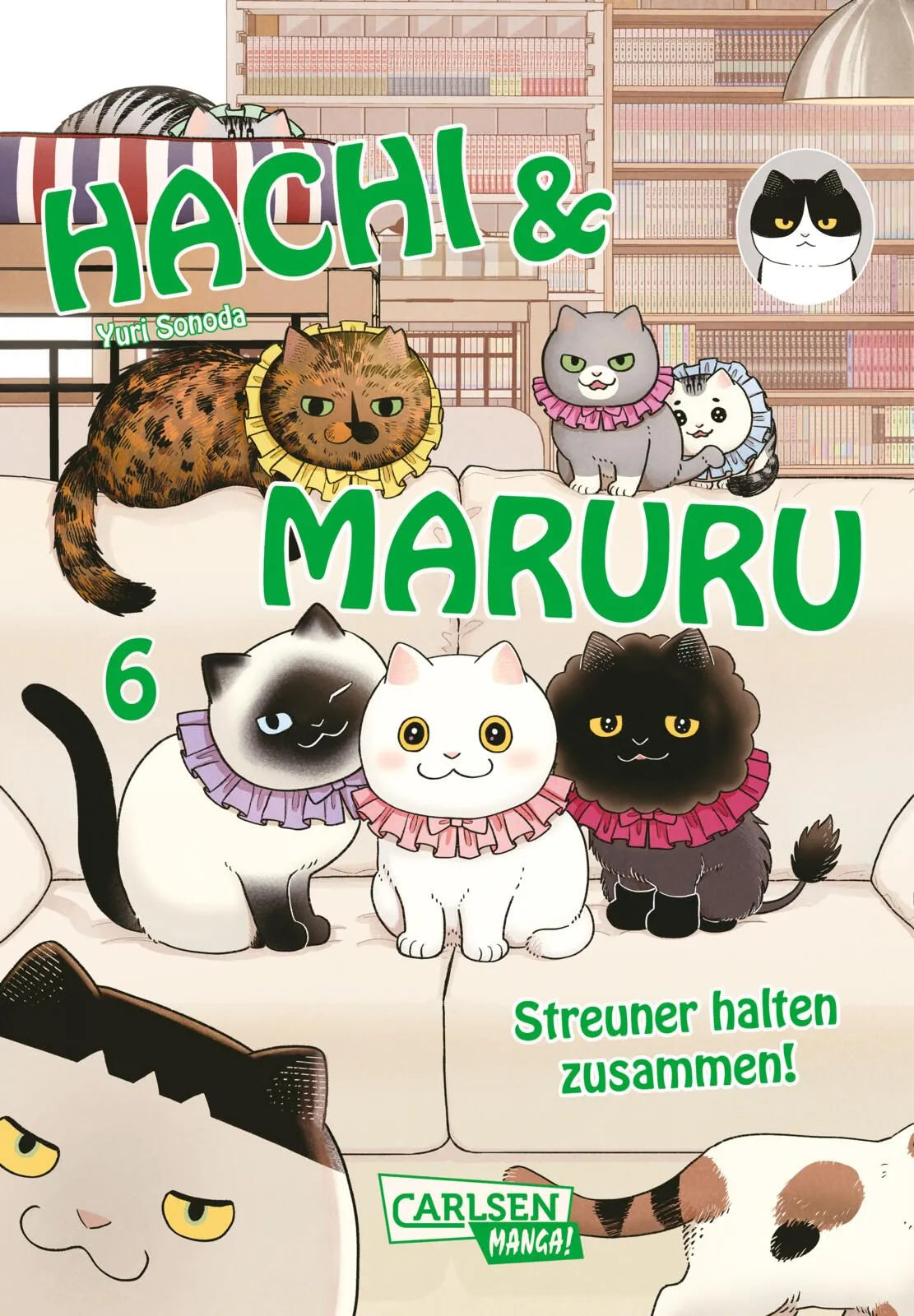Cover: Hachi & Maruru – Streuner halten zusammen! 6 (Taschenbuch) von Yuri Sonoda