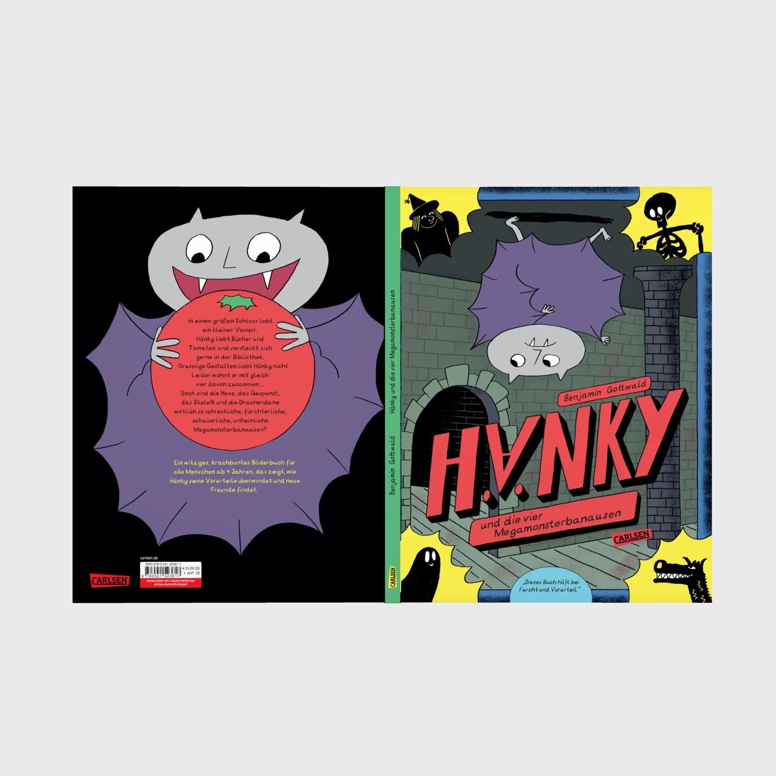 Detailansicht: Hänky und die vier Megamonsterbanausen (Hardcover)