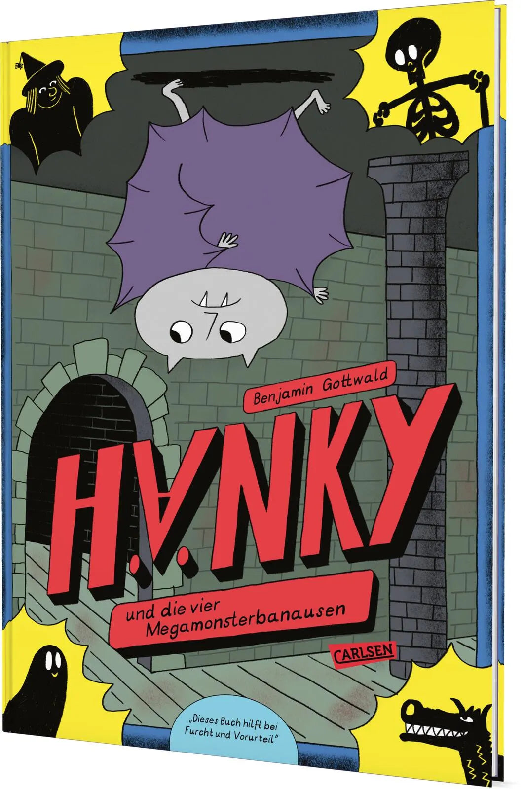 Cover: Hänky und die vier Megamonsterbanausen (Hardcover) von Benjamin Gottwald
