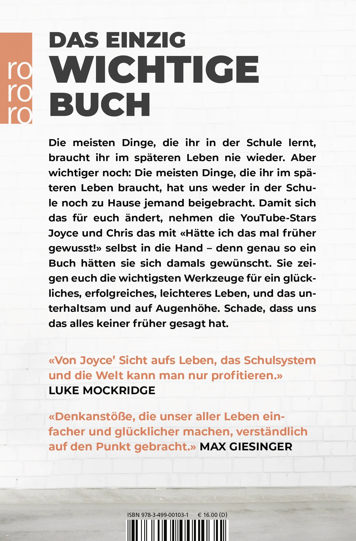 Rückseite: Hätte ich das mal früher gewusst! (Taschenbuch)