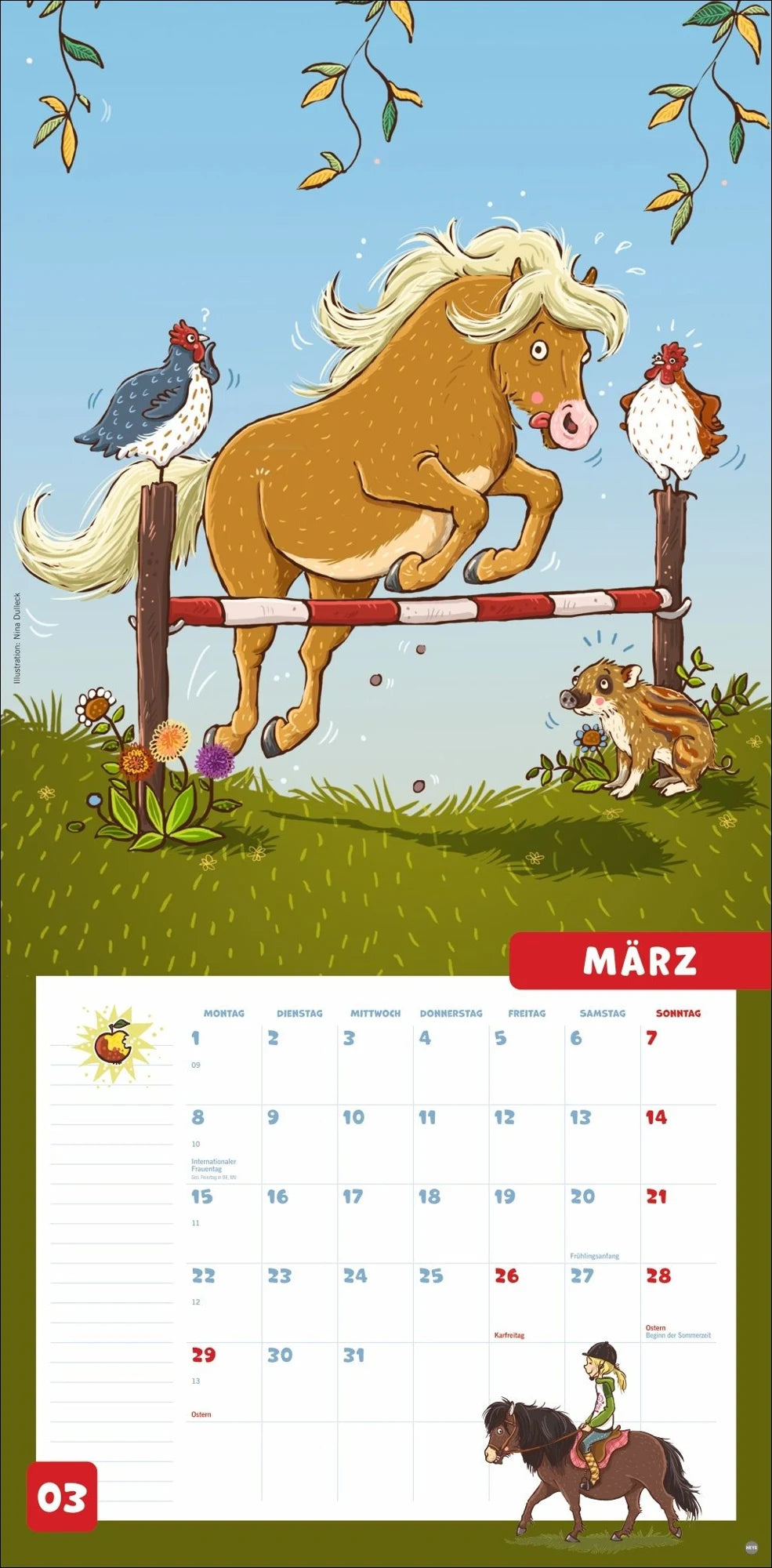 Haferhorde Broschurkalender 2027 – Ansicht