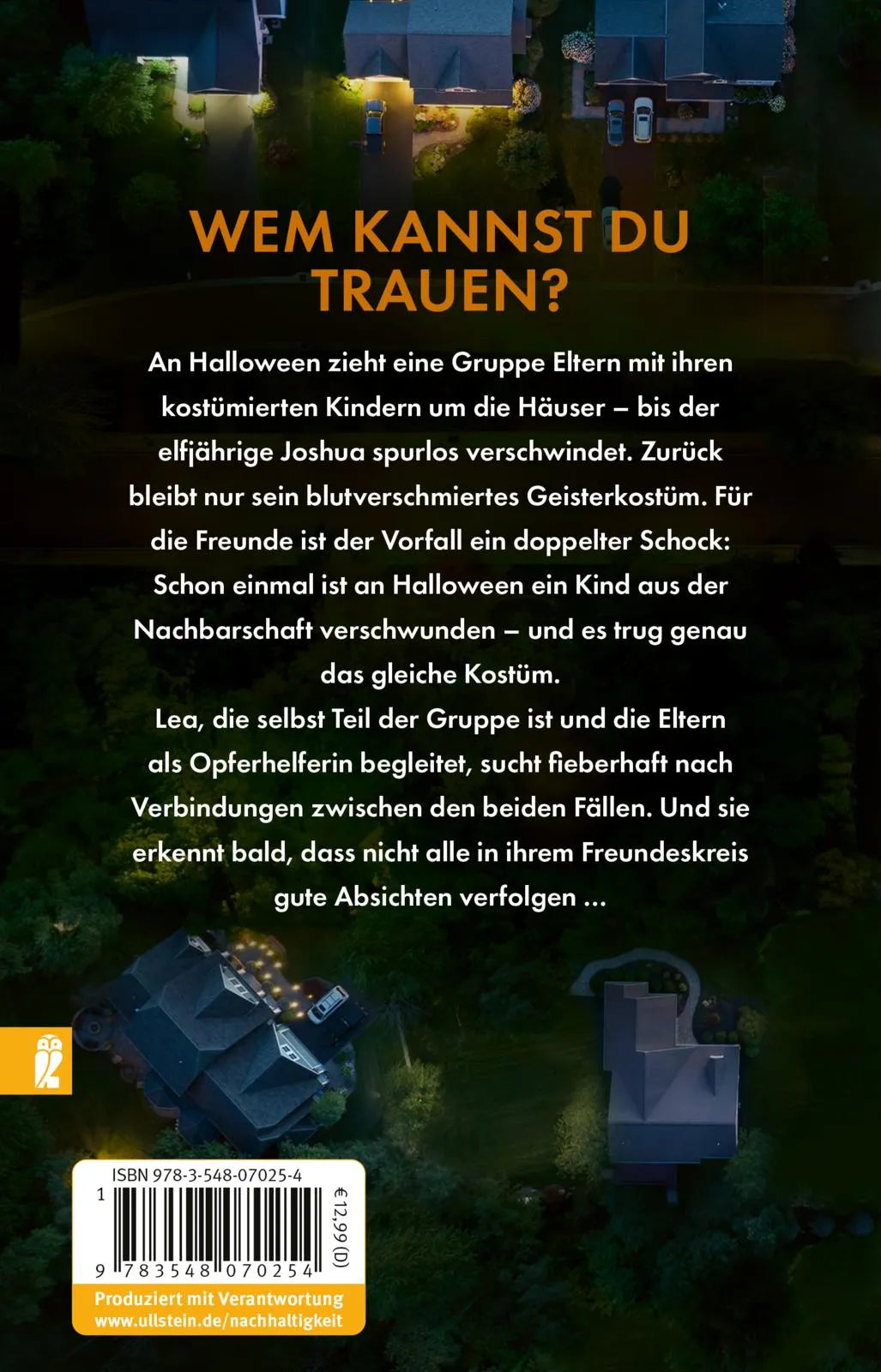 Rückseite: Halloweenkind (Taschenbuch)
