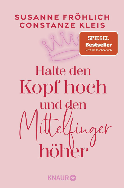Halte den Kopf hoch und den Mittelfinger höher