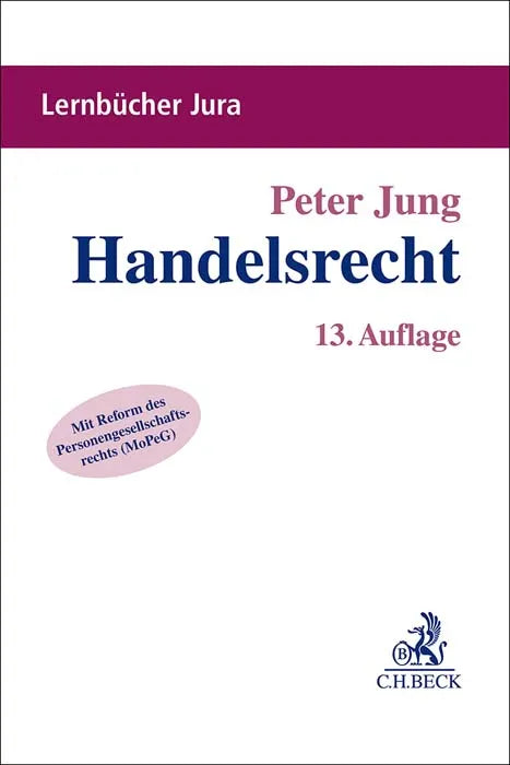 Buchcover von 'Handelsrecht' - Taschenbuch von Peter Jung