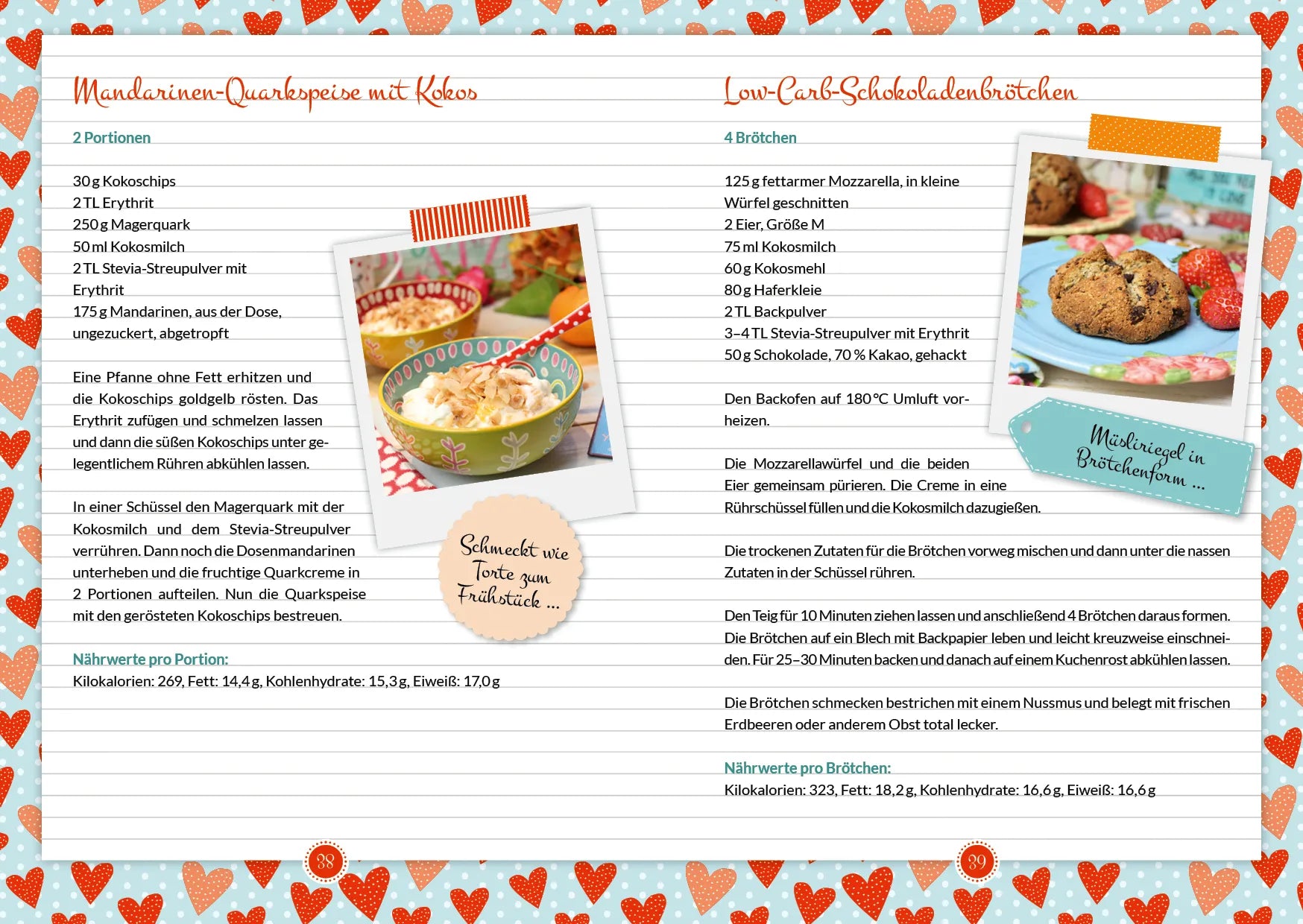 Innenansicht von 'Happy Carb: Meine Low-Carb-Familienküche' - Gebundene Ausgabe