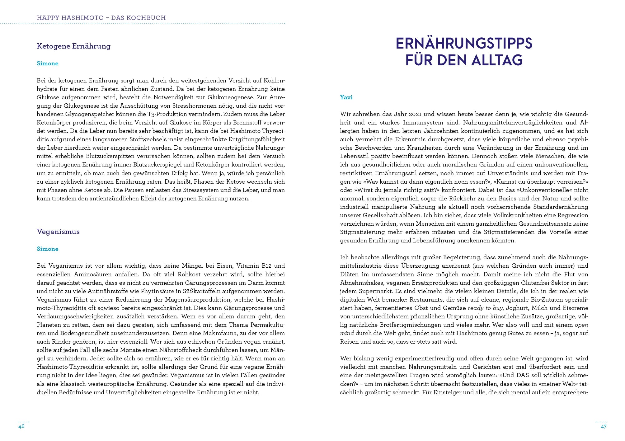 Innenansicht von 'Happy Hashimoto – Das Kochbuch' - Taschenbuch