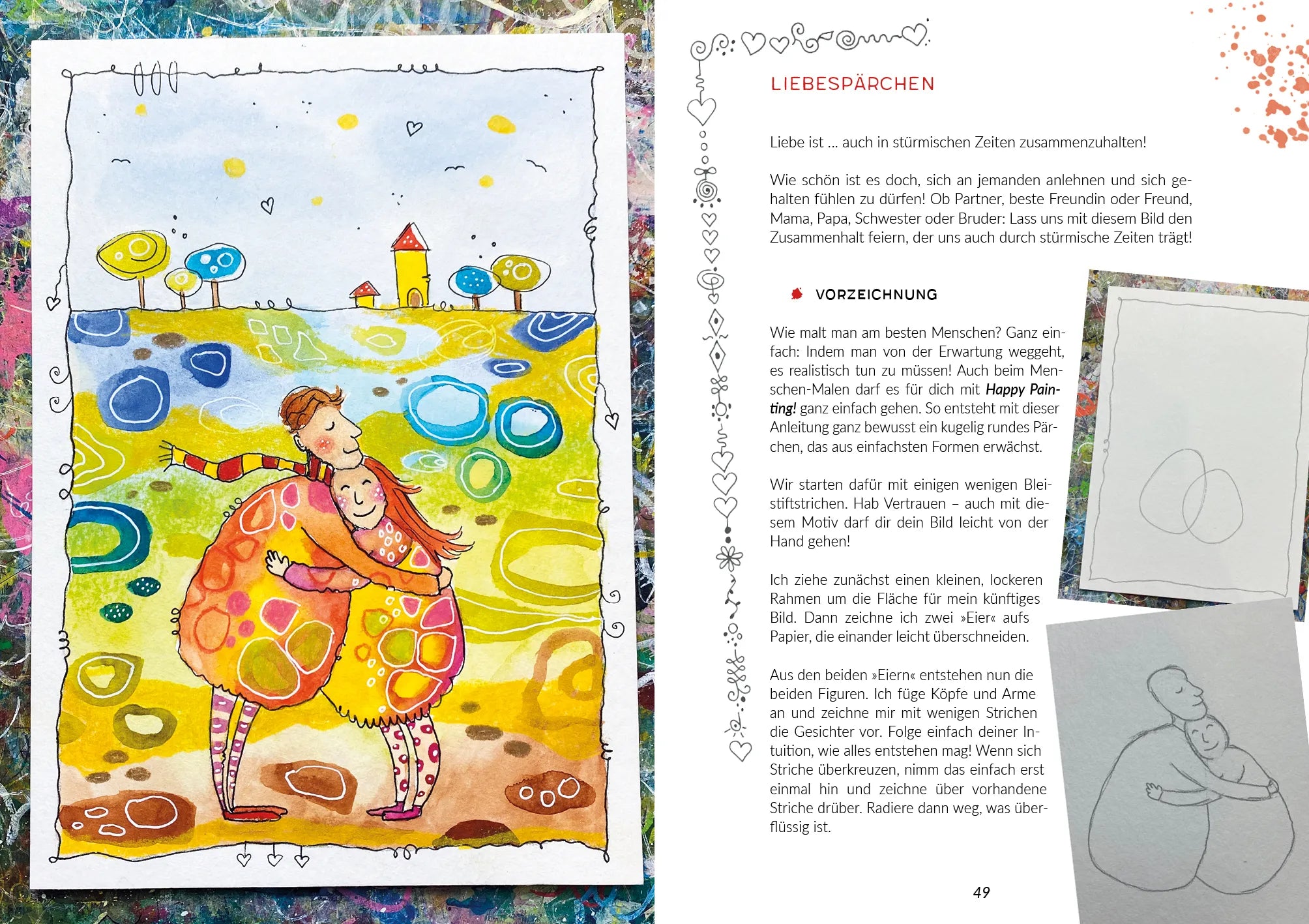 Innenansicht von 'Happy Love' - Gebundene Ausgabe