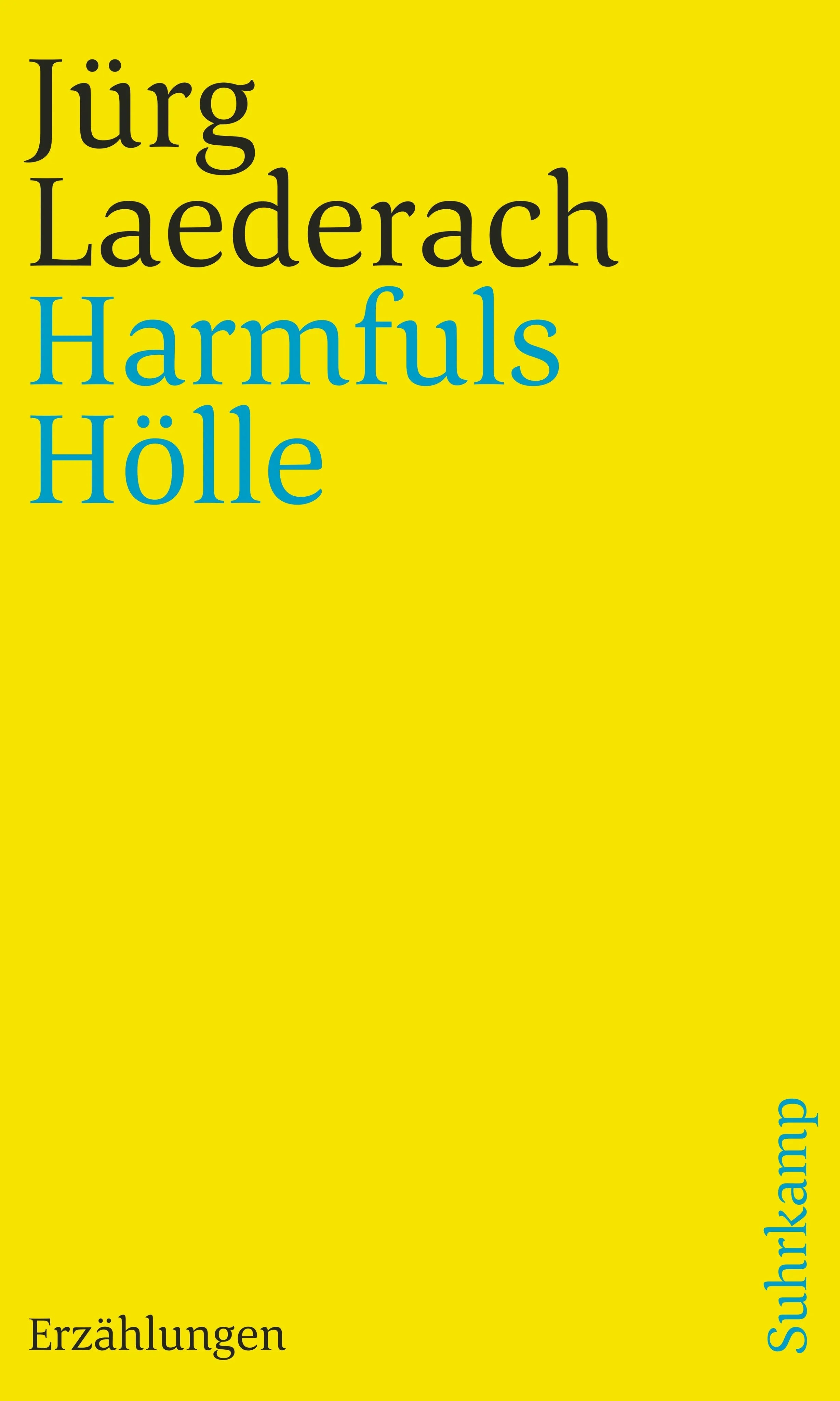 Buchcover von 'Harmfuls Hölle' - Taschenbuch von Jürg Laederach