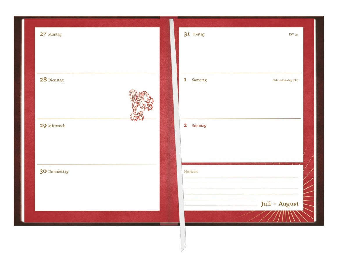 Harry Potter 17-Monats-Kalenderbuch A5 2027 - 17 Monate. Von August 2026 bis Dezember 2027 – Ansicht