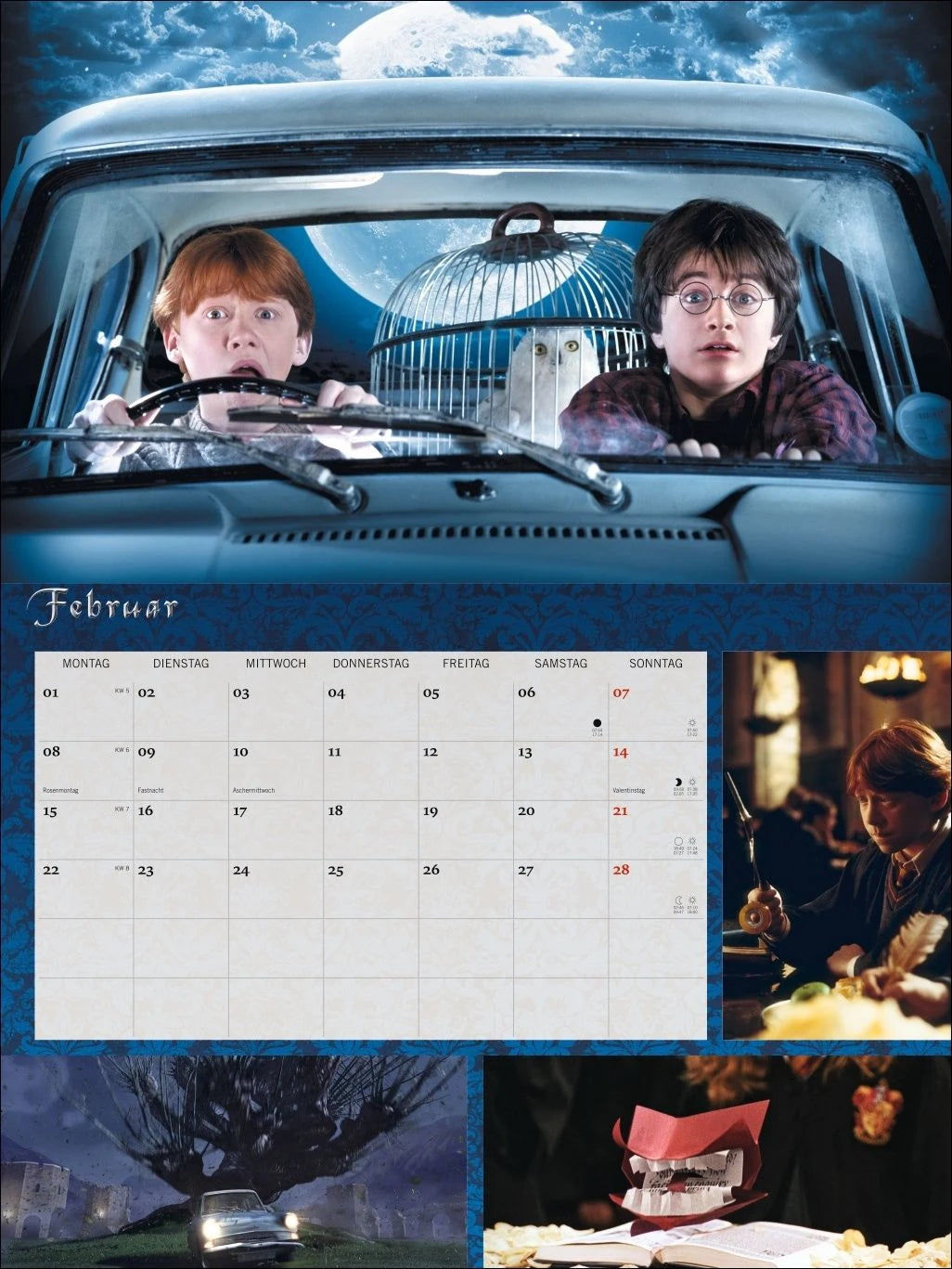 Harry Potter Broschur XL Kalender 2027 – Ansicht