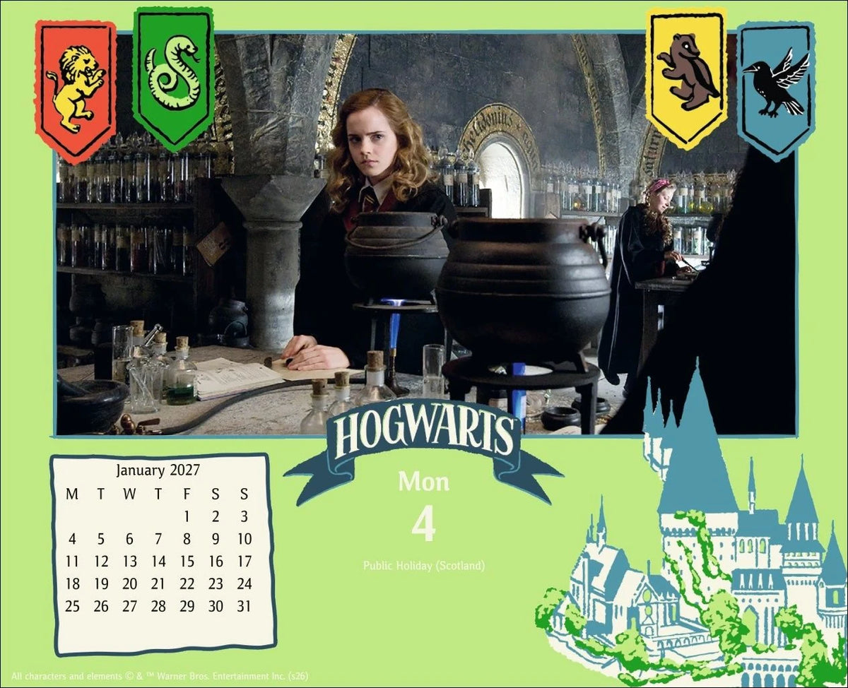 Harry Potter Tagesabreißkalender 2027 – Ansicht