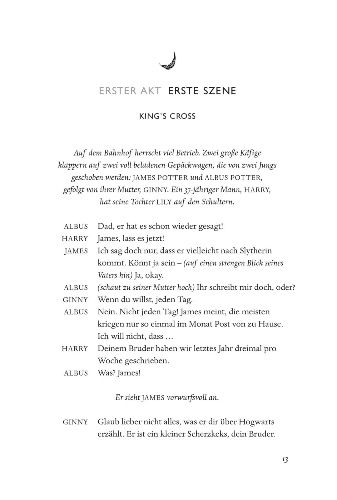 Produktansicht: Harry Potter und das verwunschene Kind. Teil eins und zwei (Gebundene Ausgabe)