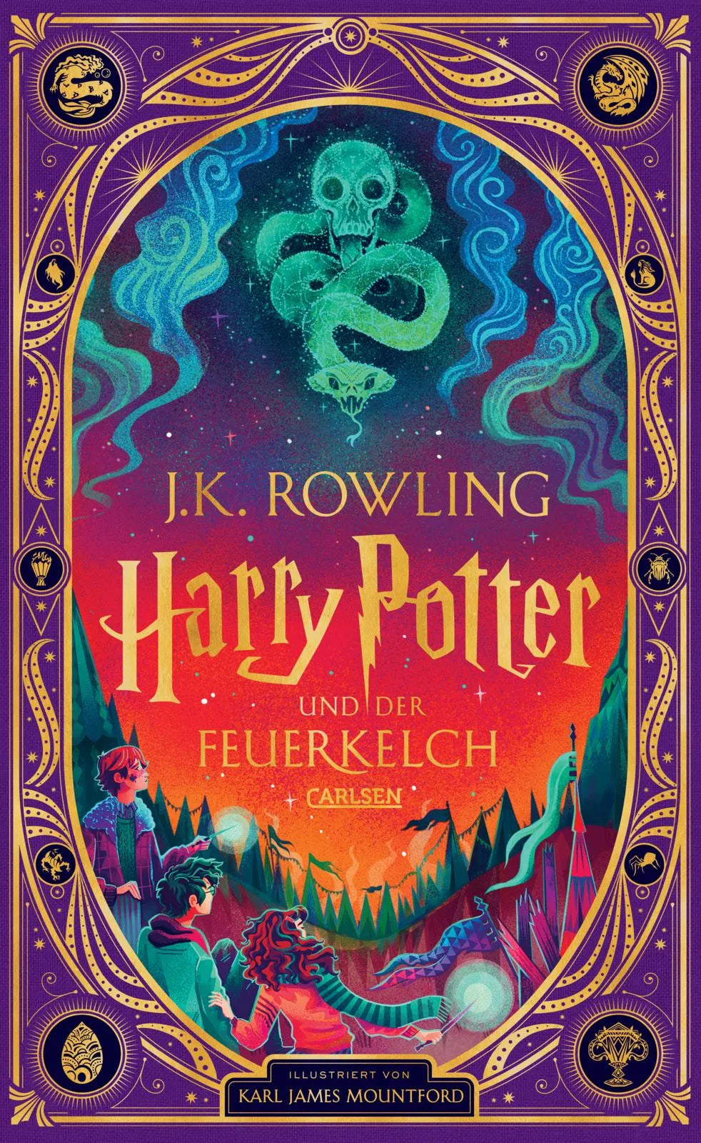 Buchcover von 'Harry Potter und der Feuerkelch' - Gebundene Ausgabe von J.K. Rowling