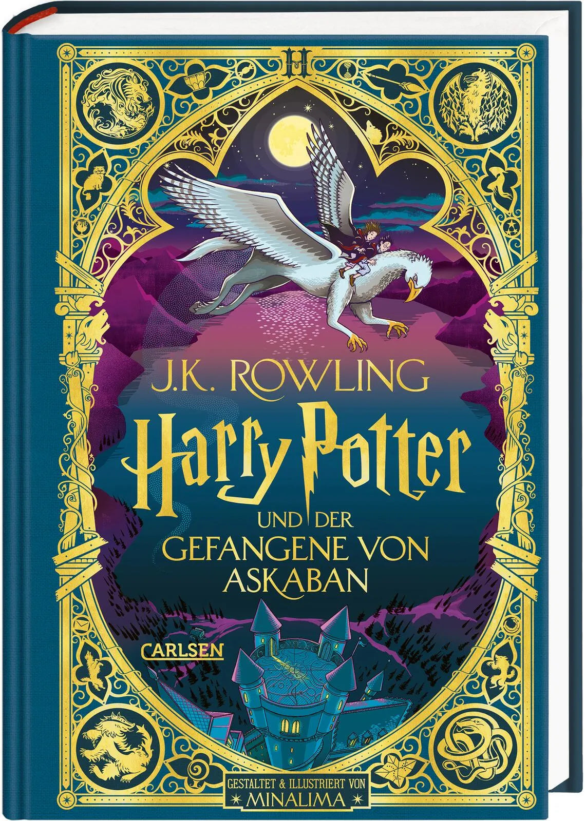 Buchcover von 'Harry Potter und der Gefangene von Askaban' - Gebundene Ausgabe von J.K. Rowling