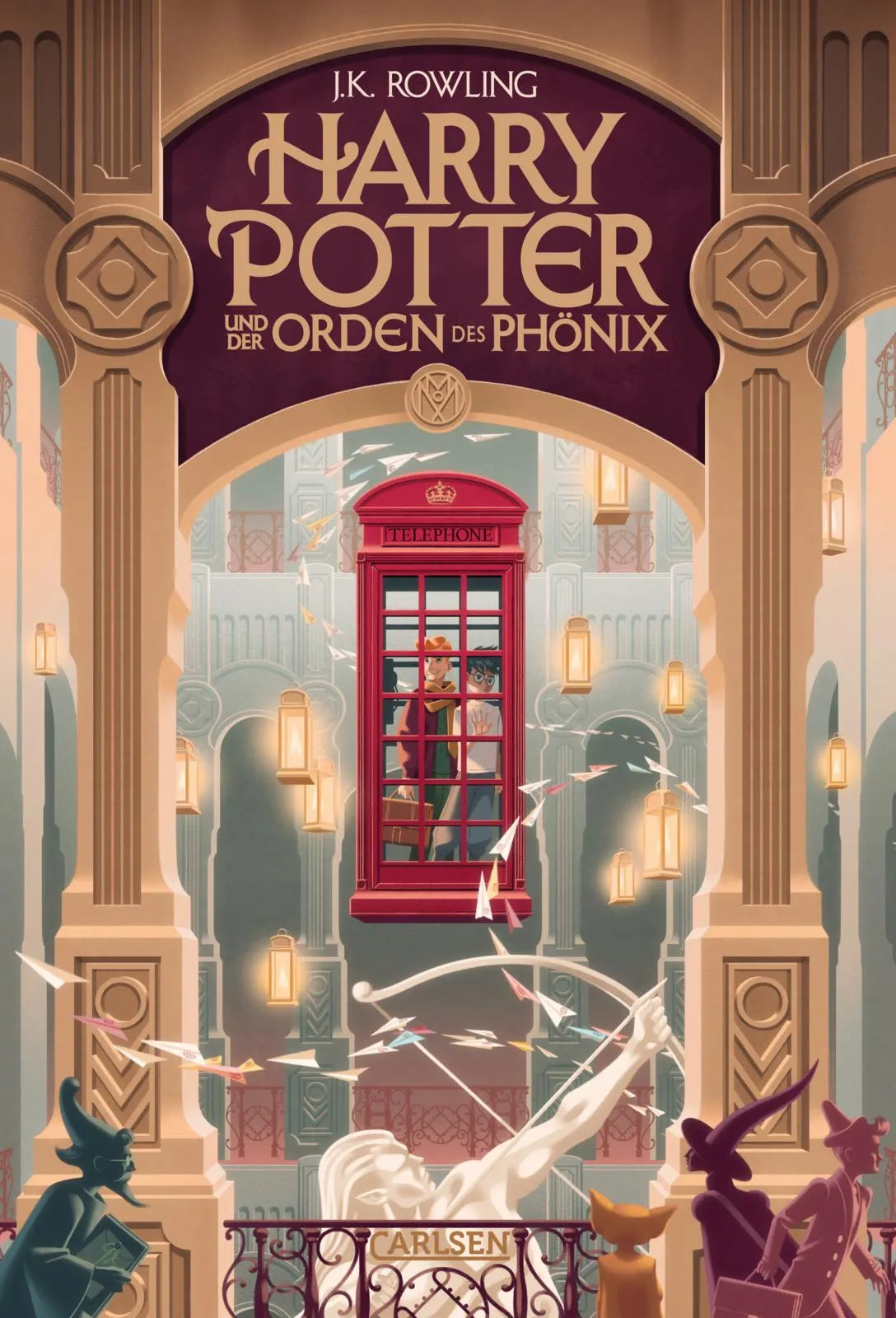 Buchcover von 'Harry Potter und der Orden des Phönix' - Gebundene Ausgabe von J.K. Rowling