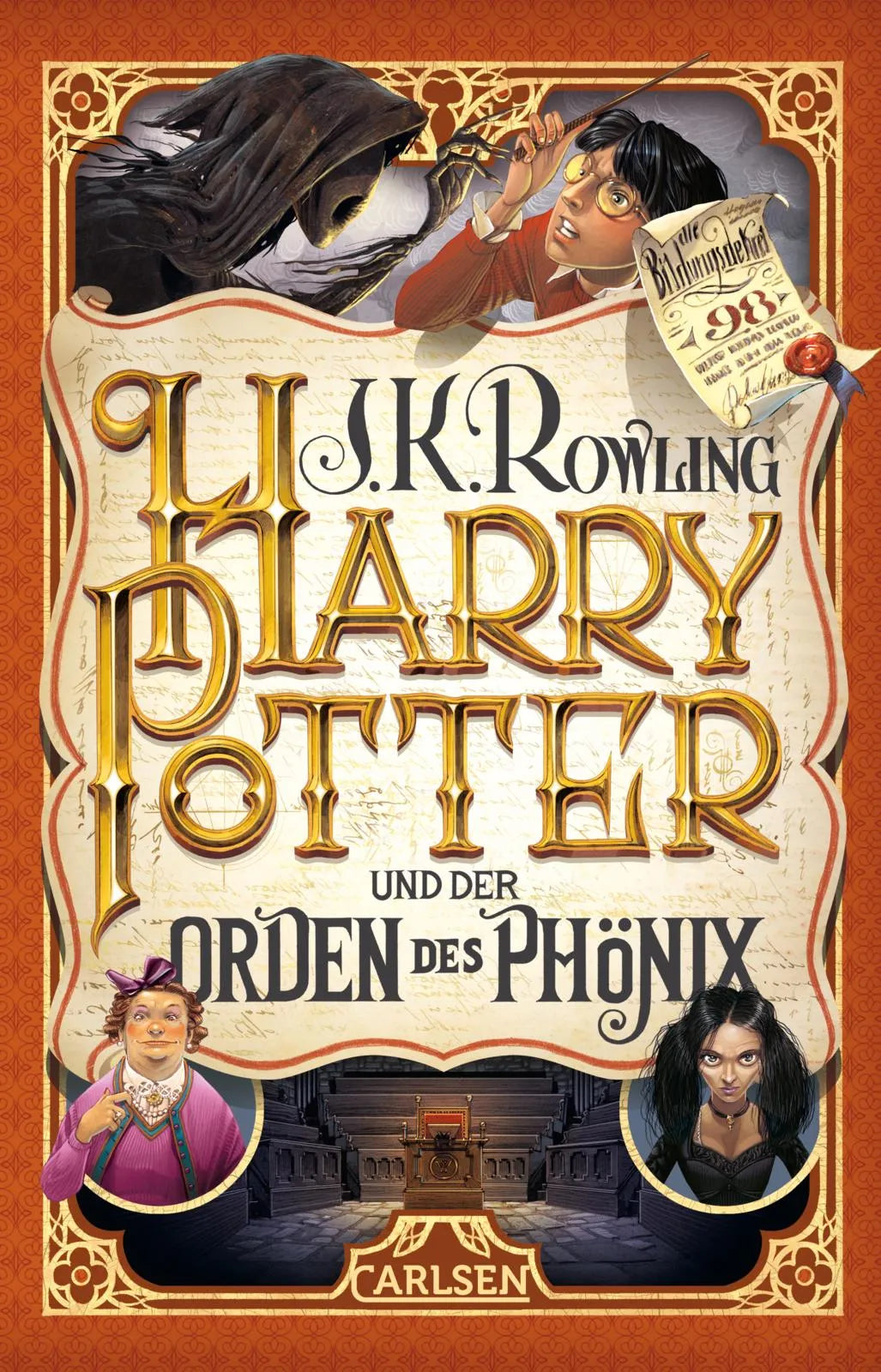 Buchcover von 'Harry Potter und der Orden des Phönix' - Taschenbuch von J.K. Rowling