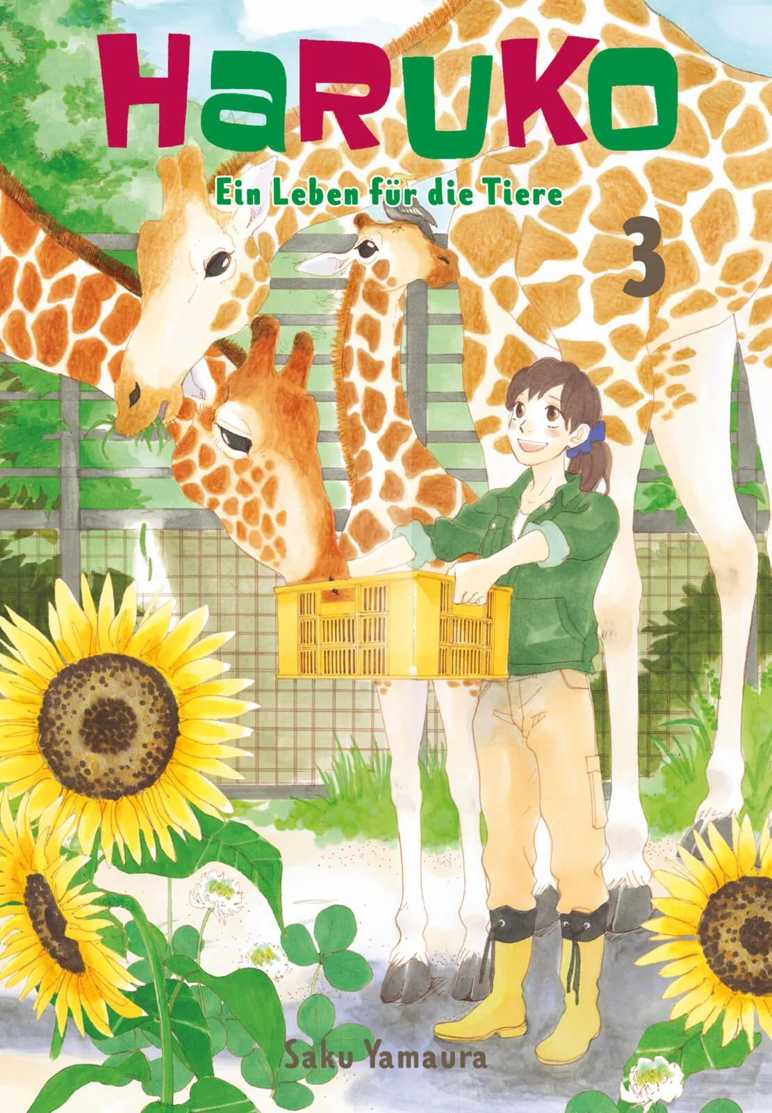 Cover: Haruko − Ein Leben für die Tiere 3 (Taschenbuch) von Saku Yamaura