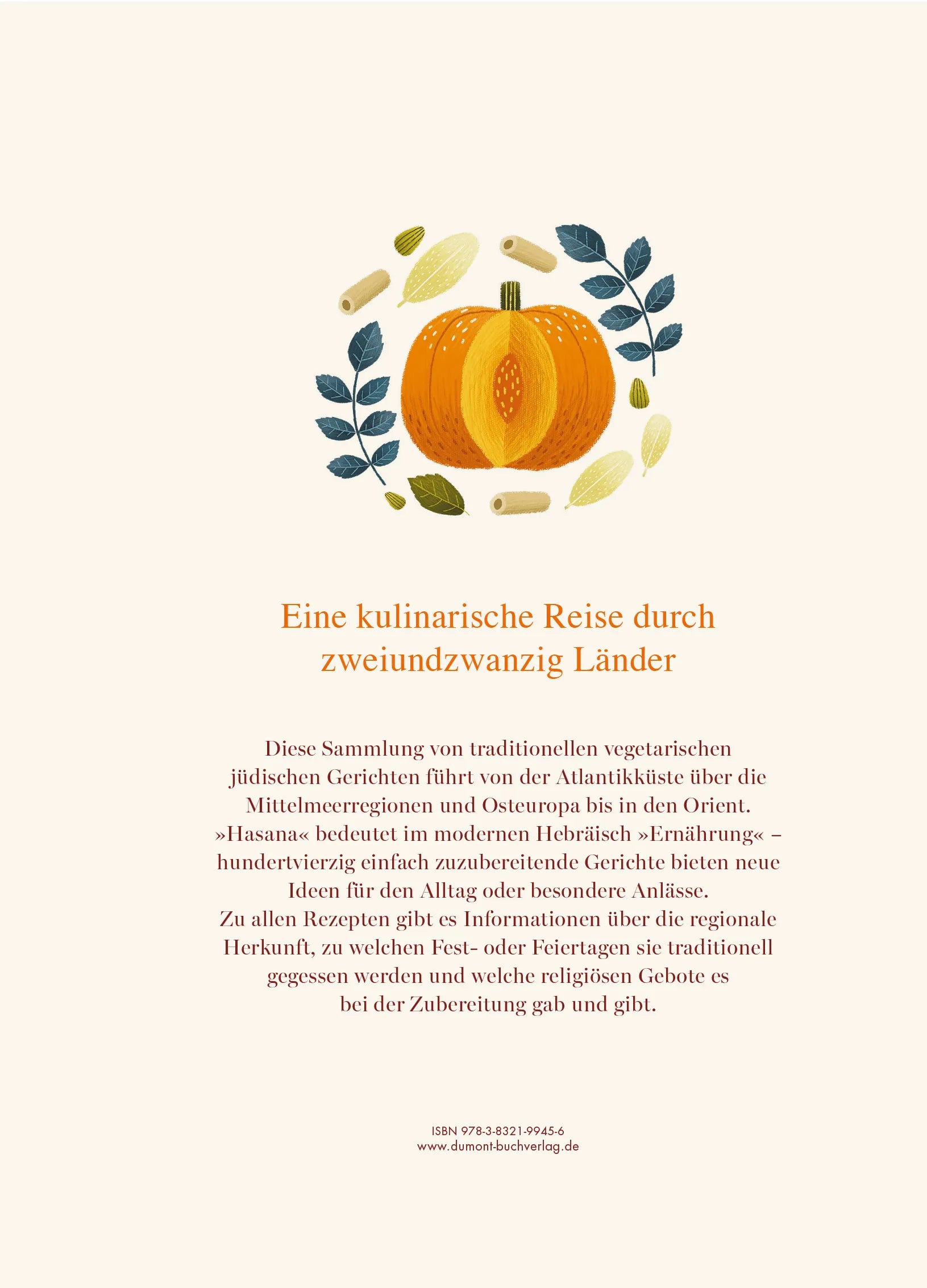 Buchrückseite von 'Hasana' mit Klappentext - Gebundene Ausgabe