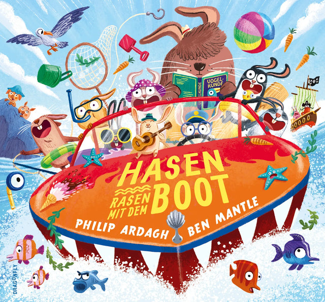 Buchcover von 'Hasen rasen mit dem Boot' - Gebundene Ausgabe von Philip Ardagh