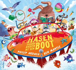 Buchcover von 'Hasen rasen mit dem Boot' - Gebundene Ausgabe von Philip Ardagh
