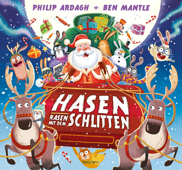 Buchcover von 'Hasen rasen mit dem Schlitten' - Gebundene Ausgabe von Philip Ardagh