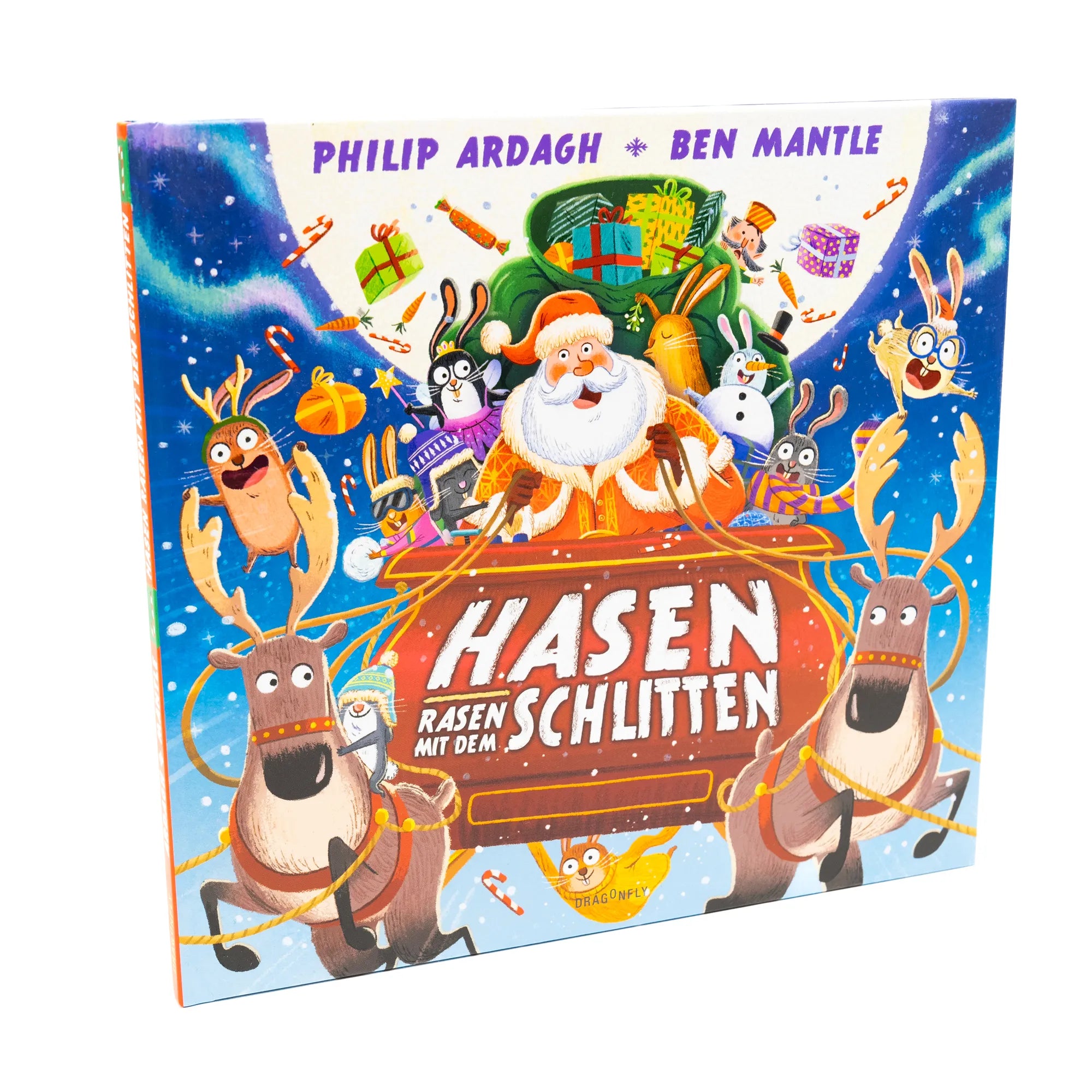 Produktansicht: Hasen rasen mit dem Schlitten (Gebundene Ausgabe)