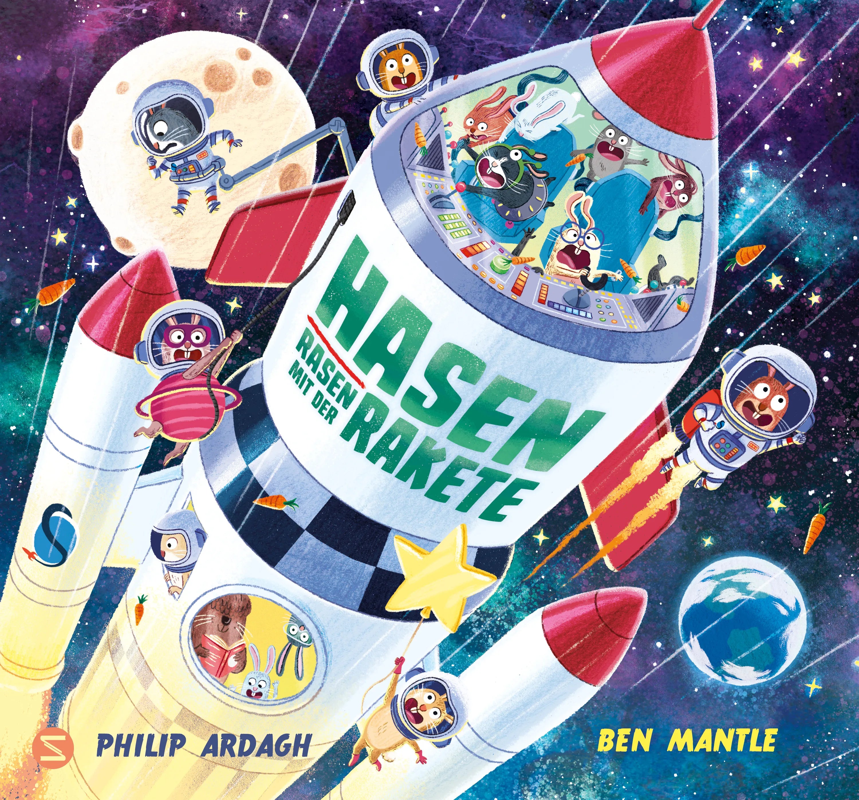 Buchcover von 'Hasen rasen mit der Rakete' - Gebundene Ausgabe von Philip Ardagh