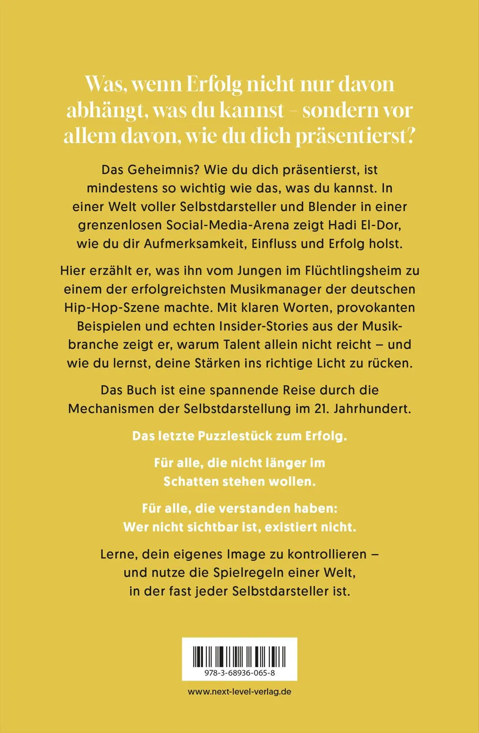 Rückseite: Hauptsache, sie reden über dich (Taschenbuch)