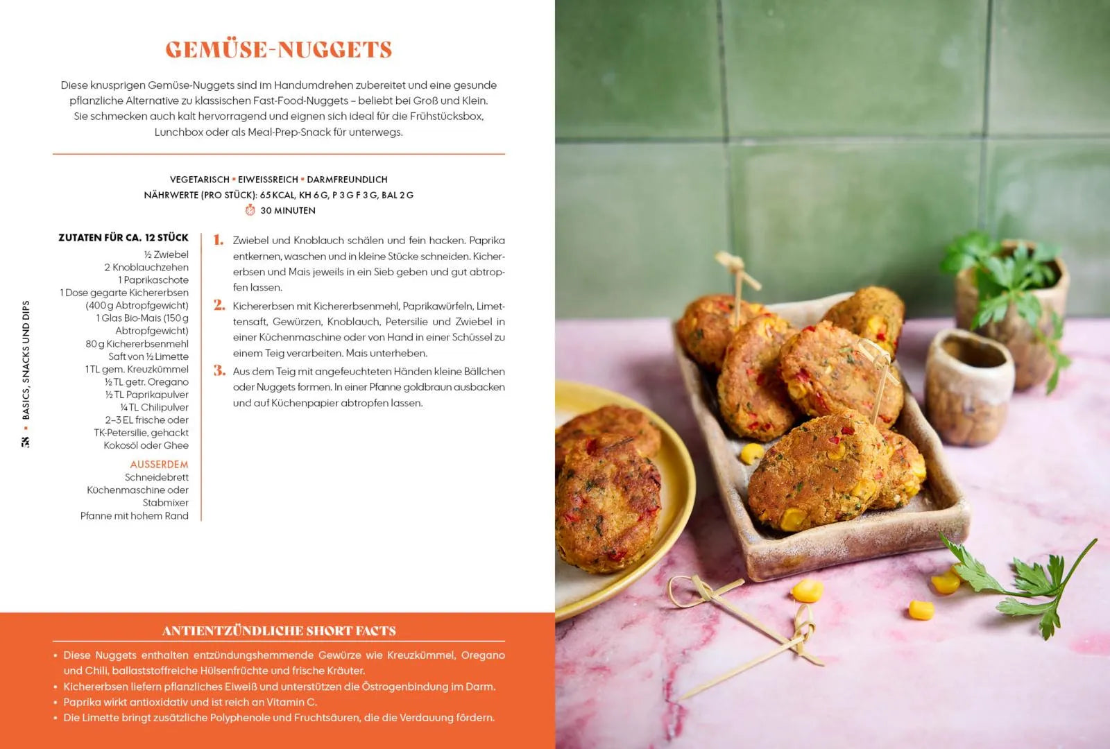 Innenansicht von 'Healthy Food, Happy Me – Antientzündliche Ernährung für Frauen' - Gebundene Ausgabe