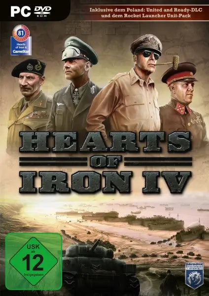 Hearts of Iron IV PC Spiel Cover
