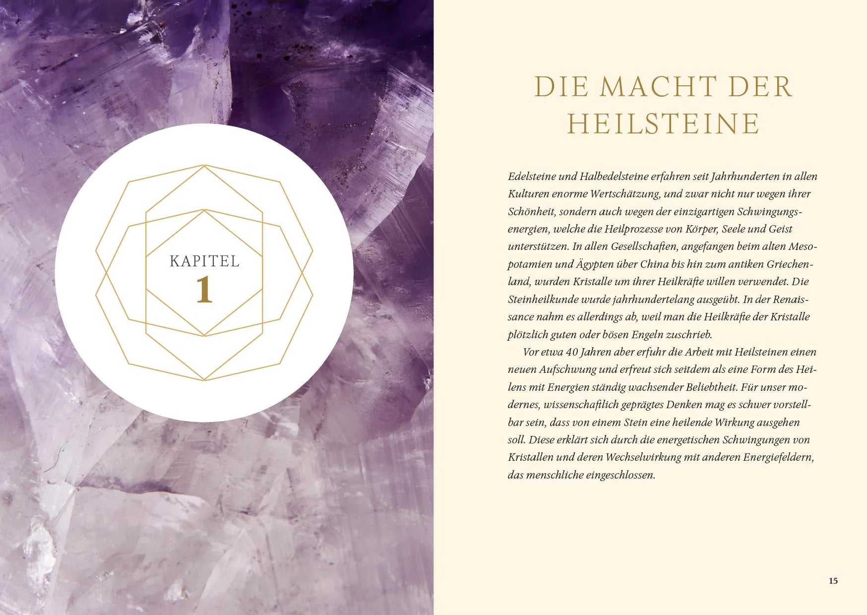 Innenansicht von 'Heilsteine für Einsteiger' - Taschenbuch