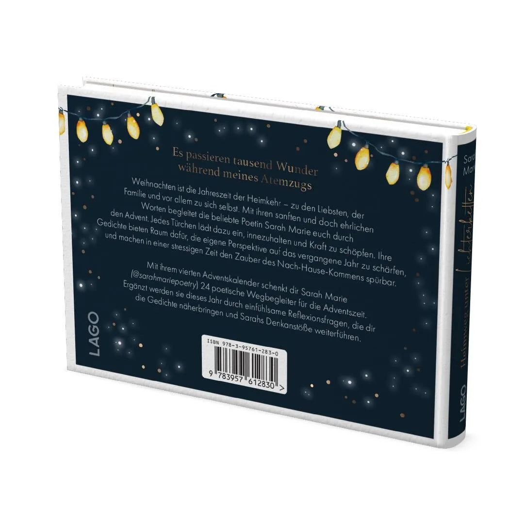Detailansicht: Heimweg unter Lichterketten (Hardcover)