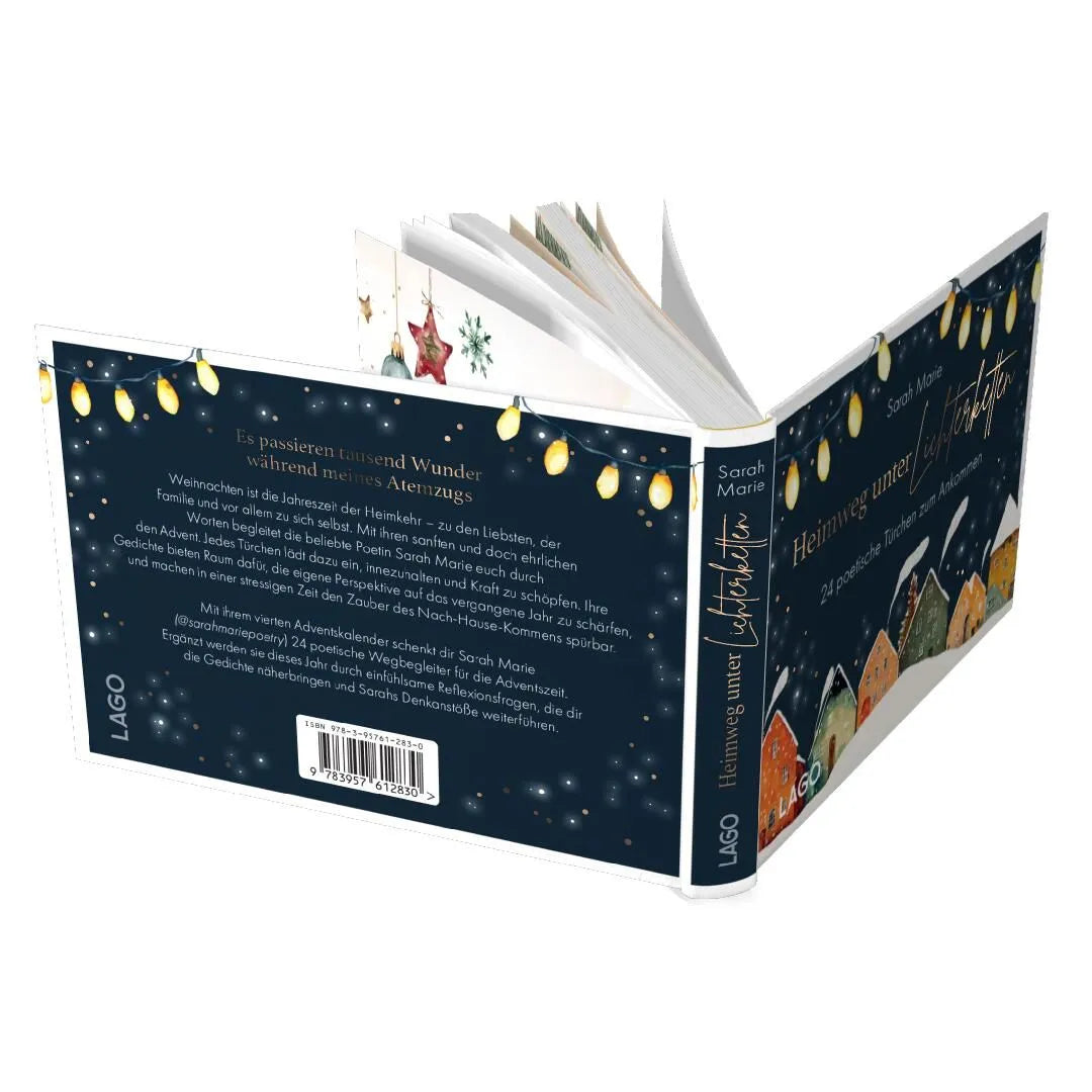 Detailansicht: Heimweg unter Lichterketten (Hardcover)
