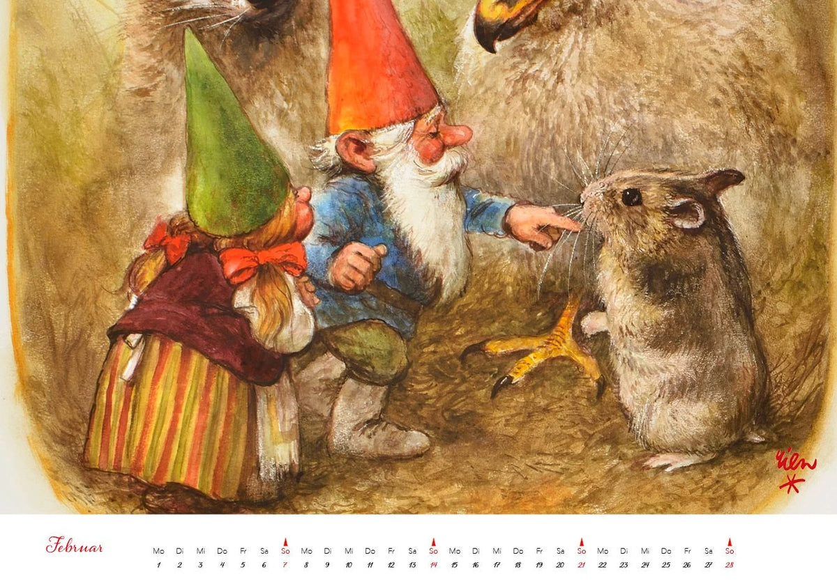 Heinzelmännchen Kalender 2027 – Ansicht