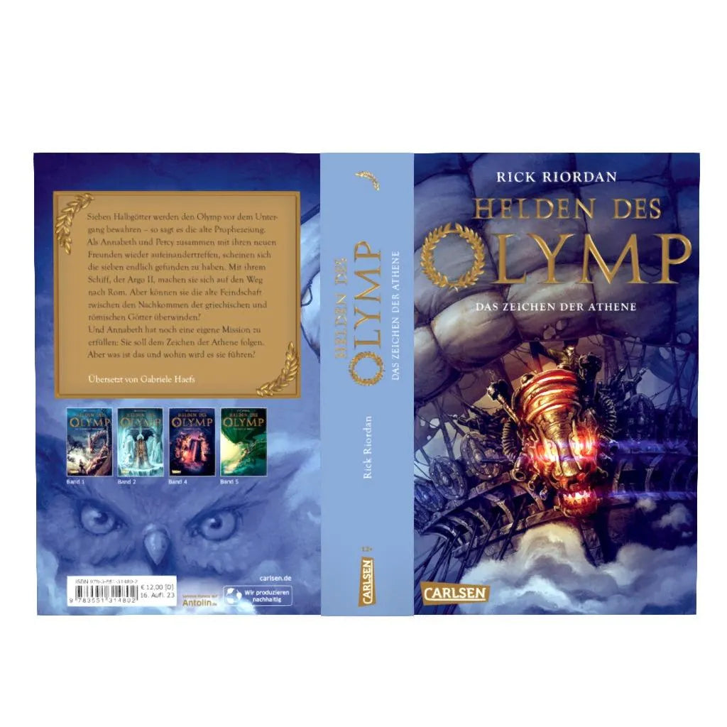 Rick Riordan - Helden des Olymp 3: Das Zeichen der Athene