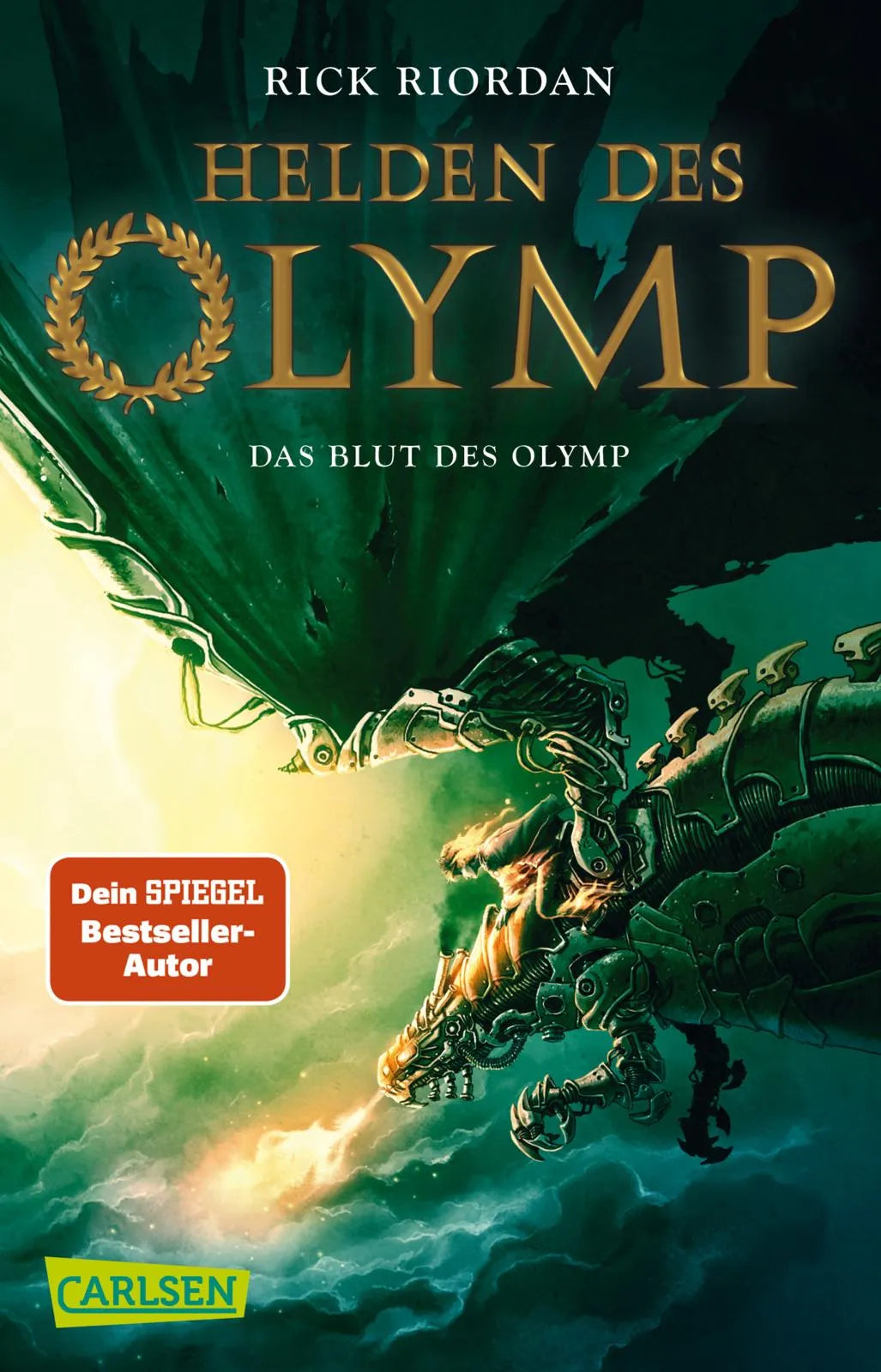 Buchcover von 'Helden des Olymp 5: Das Blut des Olymp' - Taschenbuch von Rick Riordan