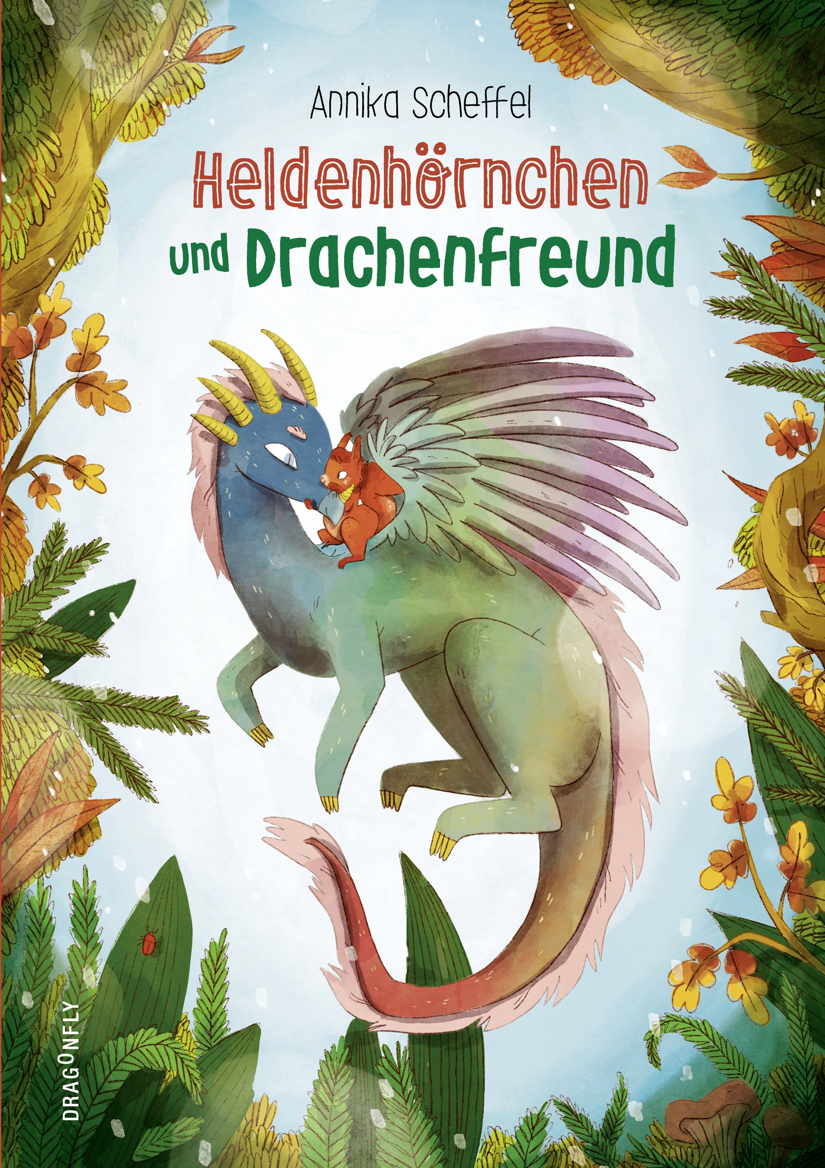 Buchcover von 'Heldenhörnchen und Drachenfreund' - Gebundene Ausgabe von Annika Scheffel
