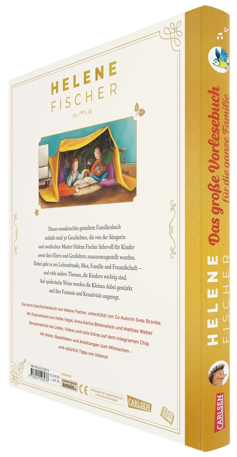 Detailansicht: HELENE FISCHER: Das große Vorlesebuch für die ganze Familie mit Geschichten und Liedern (Hardcover)