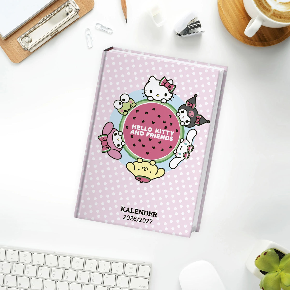 Hello Kitty 17-Monats-Kalenderbuch A5 2027 - 17 Monate. Von August 2026 bis Dezember 2027 – Ansicht