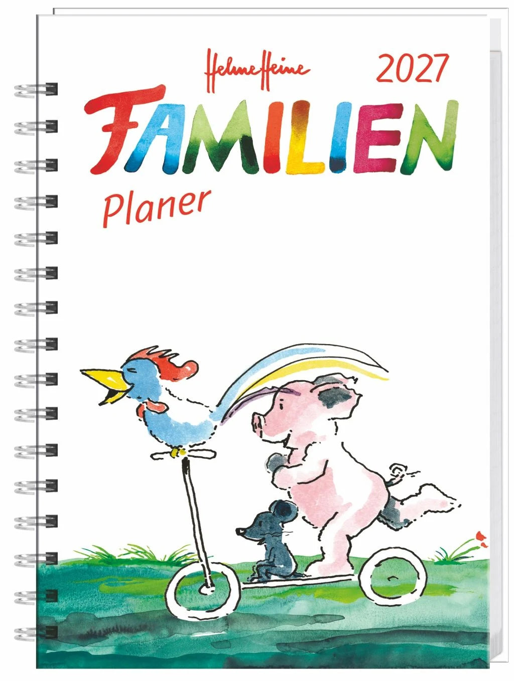 Familienplaner: Helme Heine: Familienplaner-Buch A5 2027