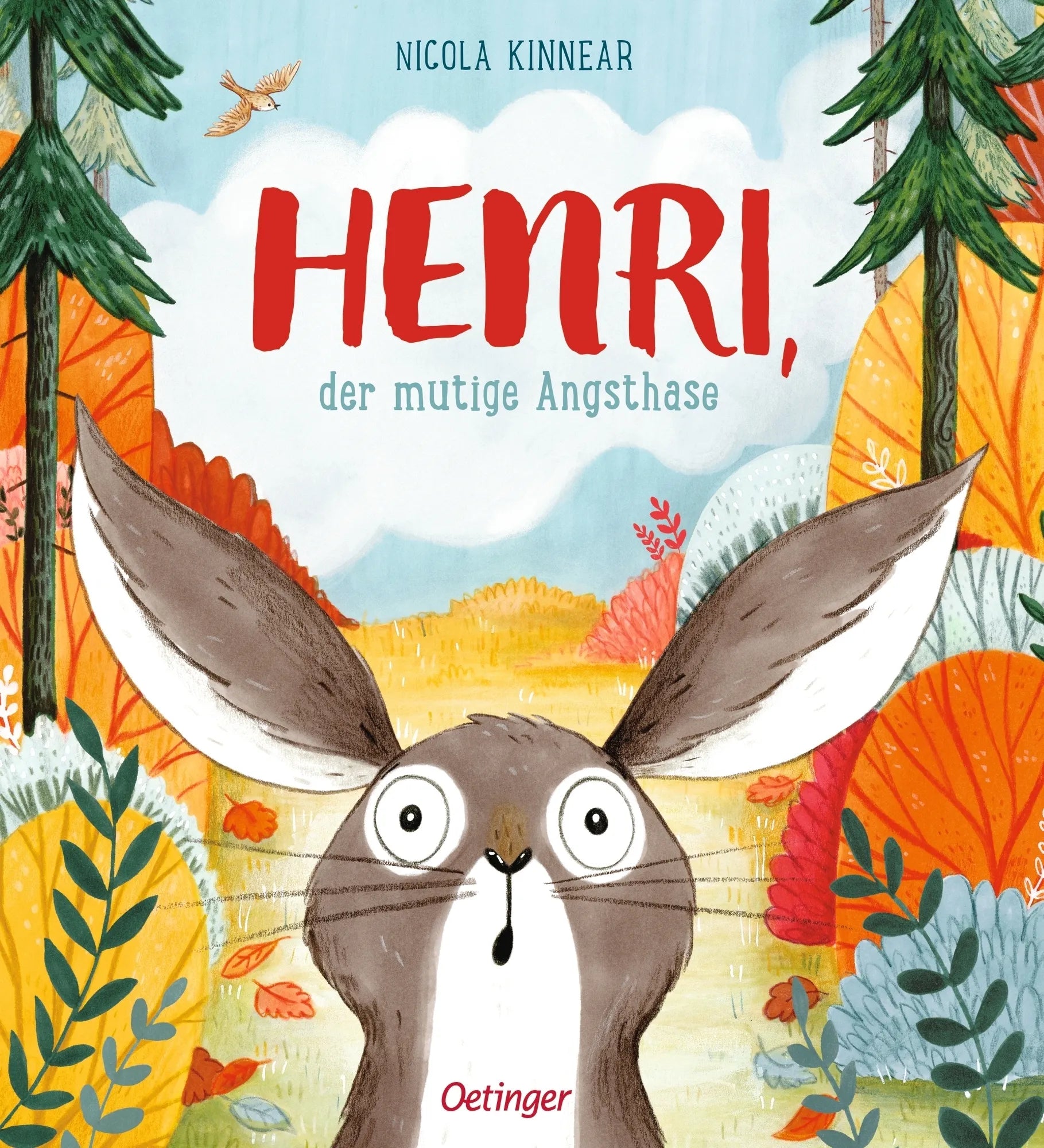 Buchcover von 'Henri, der mutige Angsthase' - Gebundene Ausgabe von Nicola Kinnear
