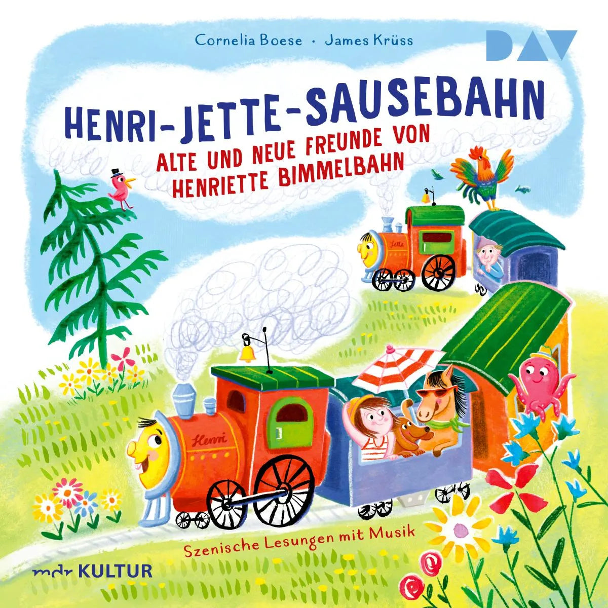 Cover: Henri-Jette-Sausebahn - Alte und neue Freunde von Henriette Bimmelbahn (Hörbuch Download) von Cornelia Boese