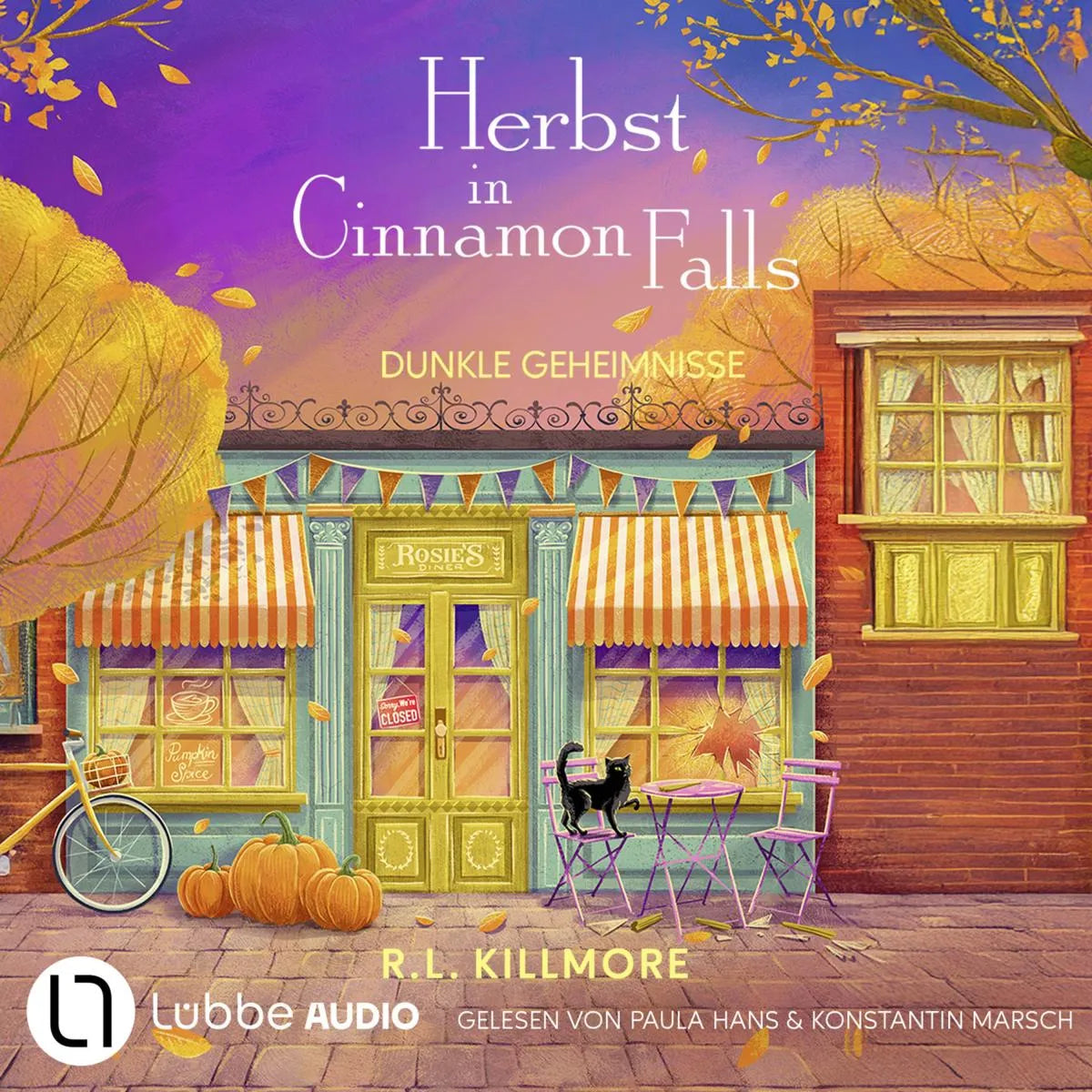 Cover: Herbst in Cinnamon Falls - Dunkle Geheimnisse - Cosy Crime aus Cinnamon Falls, Teil 1 (Hörbuch Download) von RL Killmore