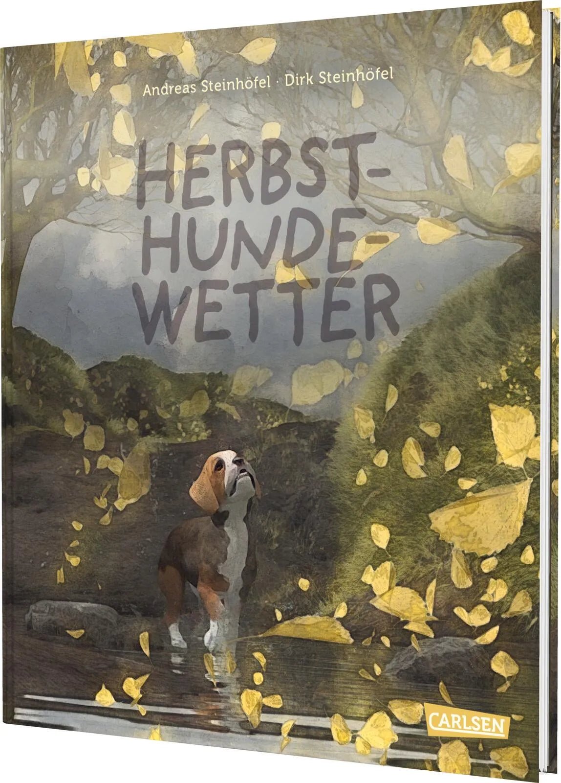 Buchcover von 'Herbsthundewetter' - Gebundene Ausgabe von Andreas Steinhöfel