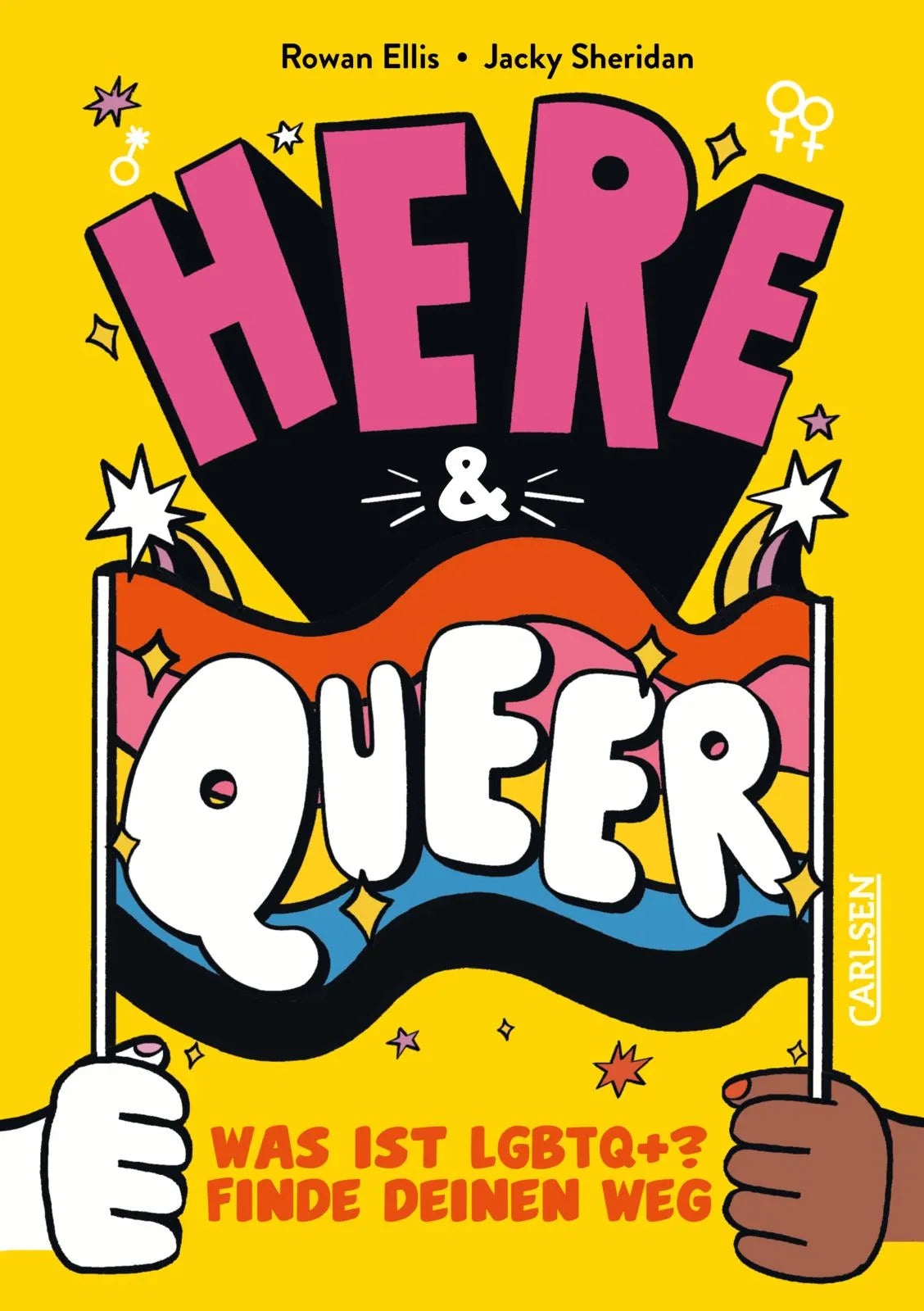 Buchcover von 'Here and queer' - Taschenbuch von Rowan Ellis