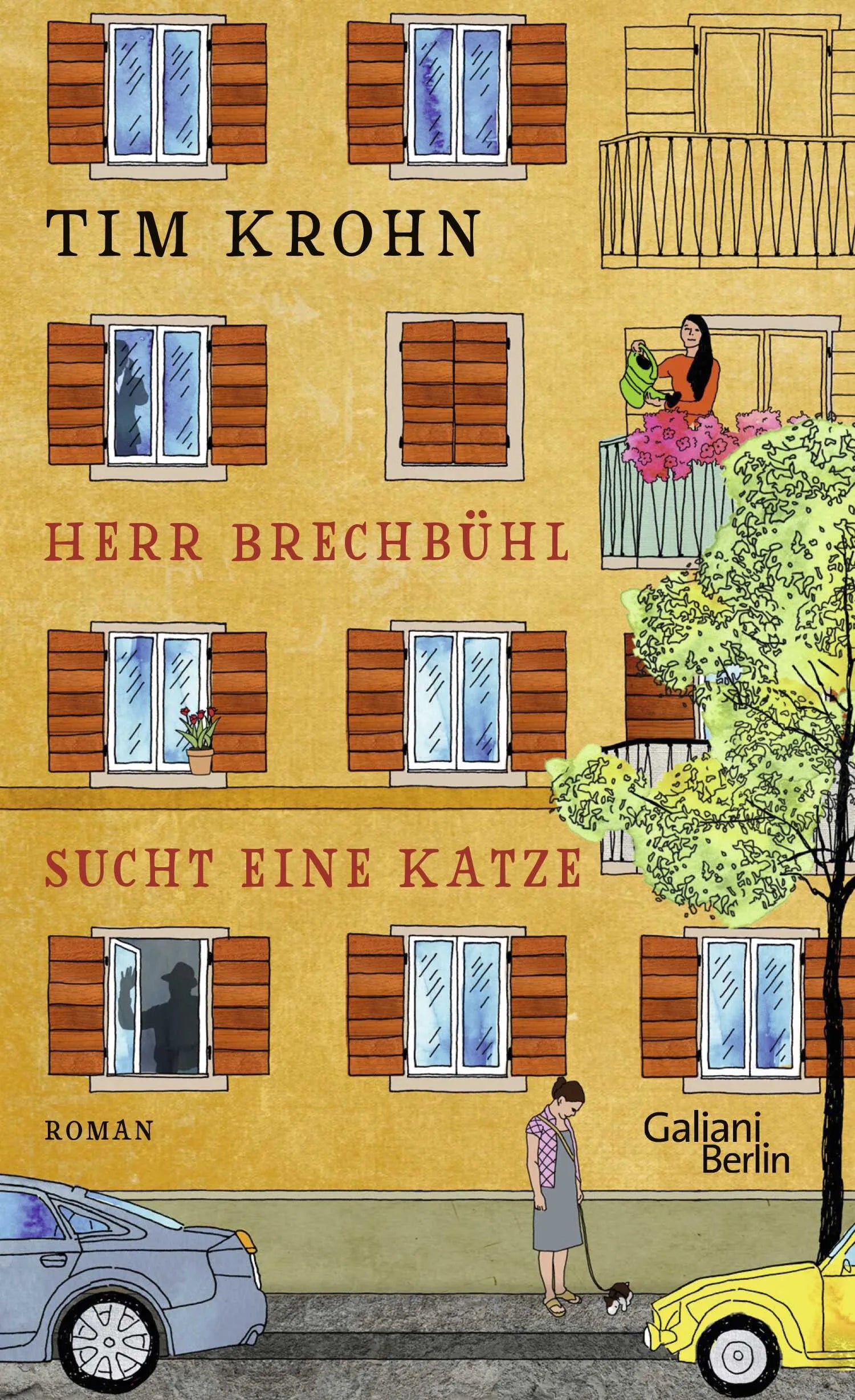 Buchcover von 'Herr Brechbühl sucht eine Katze' - Gebundene Ausgabe von Tim Krohn