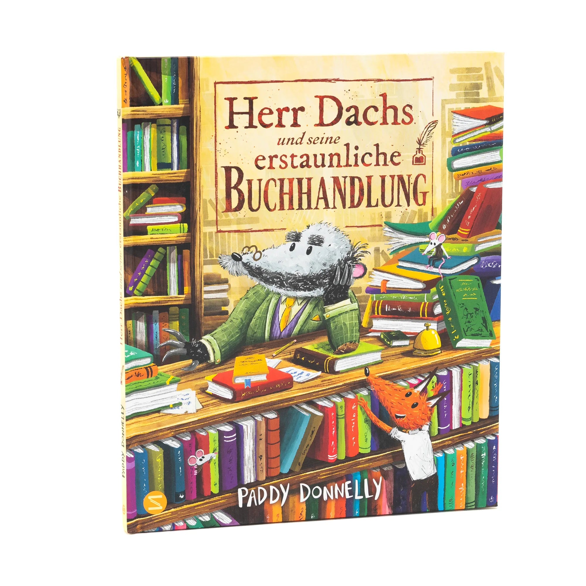 Produktansicht: Herr Dachs und seine erstaunliche Buchhandlung (Gebundene Ausgabe)