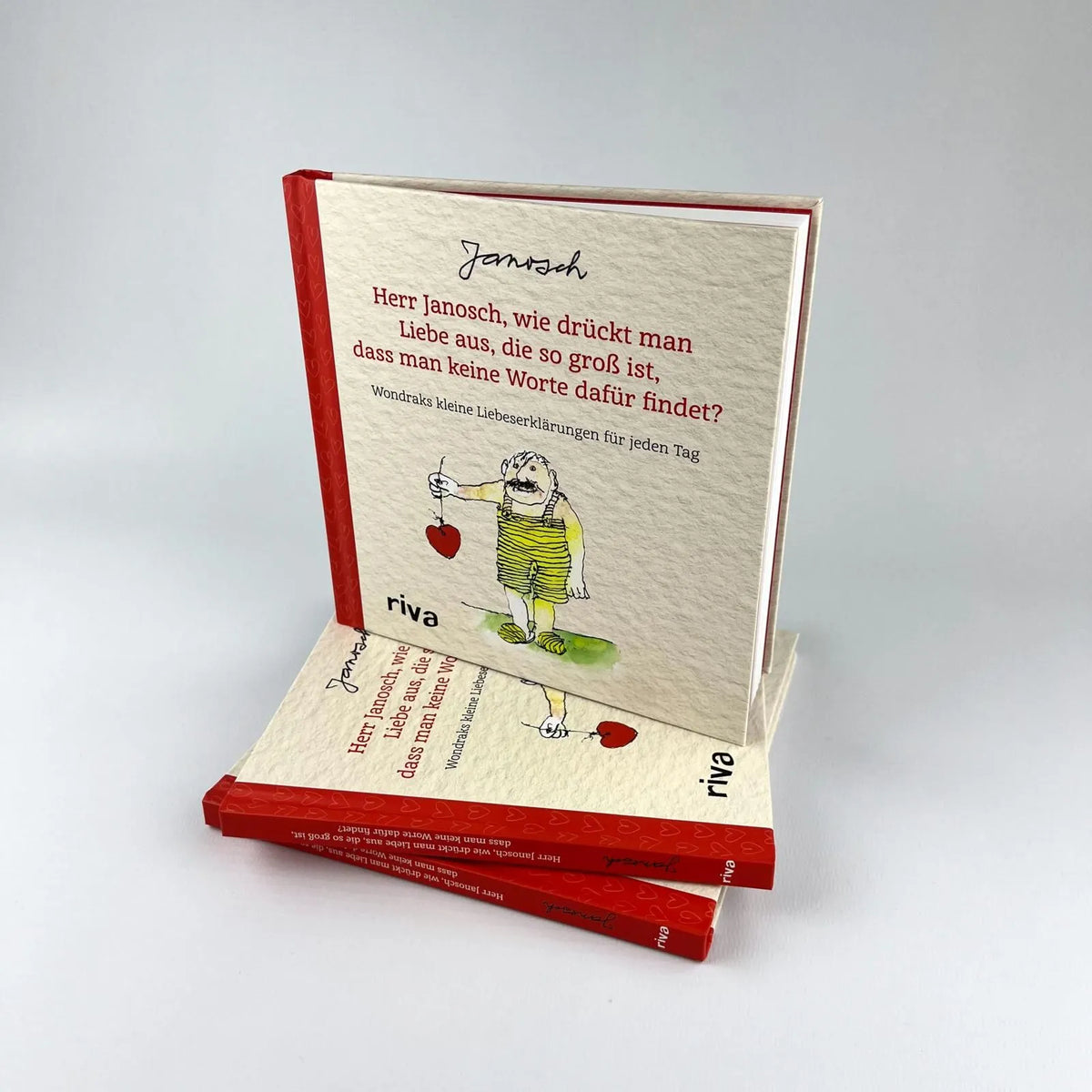 Detailansicht: Herr Janosch, wie drückt man Liebe aus, die so groß ist, dass man keine Worte dafür findet? (Hardcover)