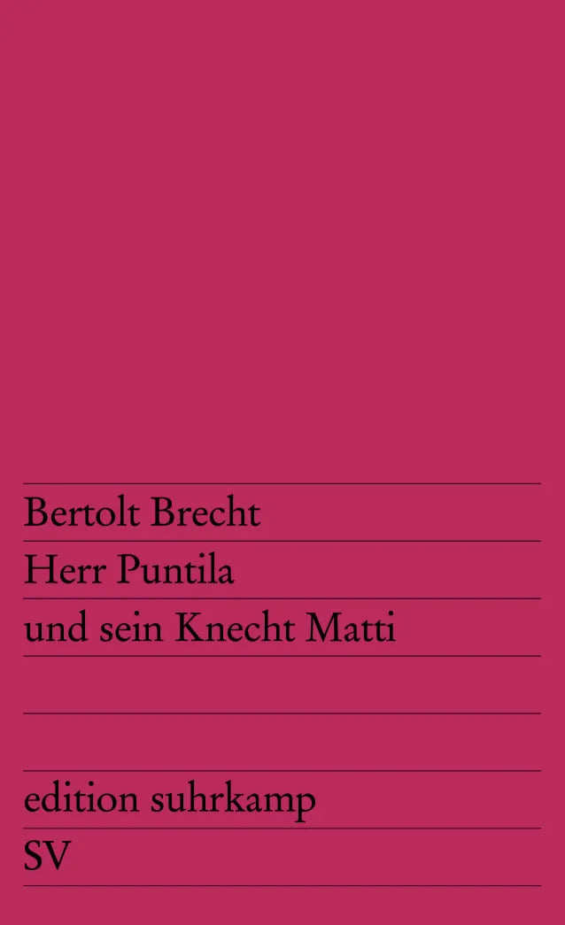 Buchcover von 'Herr Puntila und sein Knecht Matti' - Taschenbuch von Bertolt Brecht
